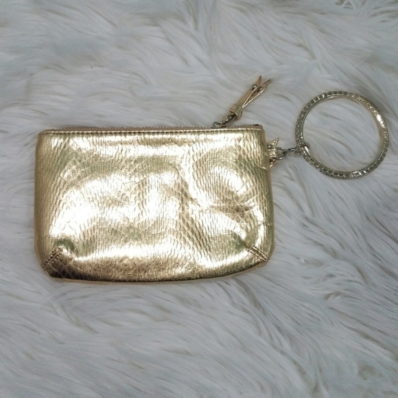 Express  gold bangle rhinestones  wristlet - Picture 2 of 7